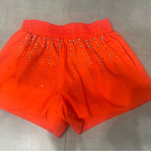 Orange Rhinestone Short - Picture 2 of 8